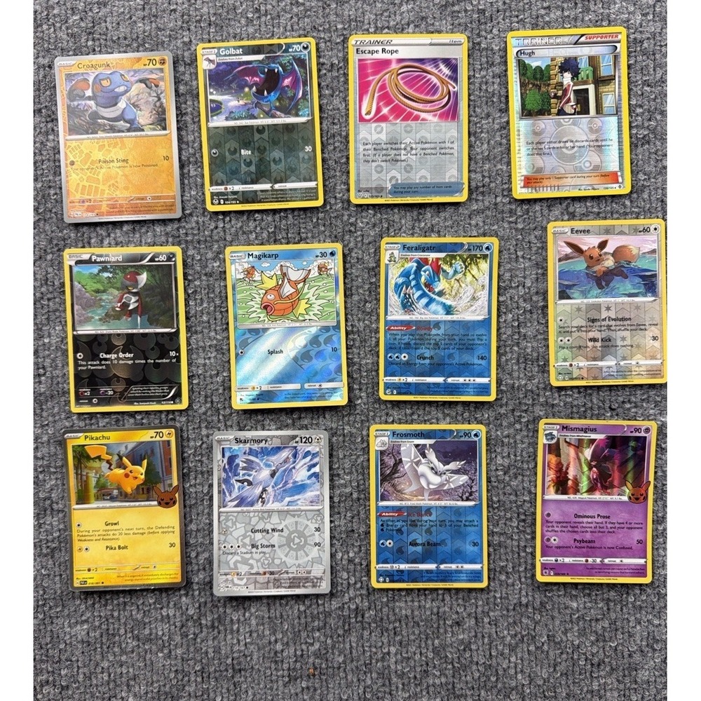 Pokemon 48 Card Lot Holo Reverse Rare Bundle Pikachu Eevee Mewtwo Dragonite - Picture 3 of 4